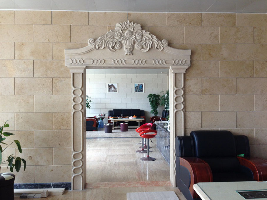 jura beige limestone wall cladding tile factory